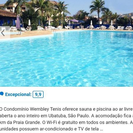 Ubatuba Apto. Wembley Tenis Apartment Luaran gambar