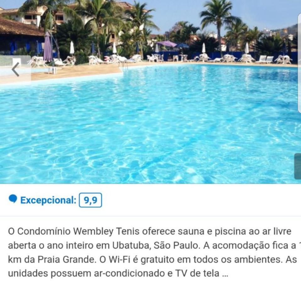 Ubatuba Apto. Wembley Tenis Apartment Luaran gambar